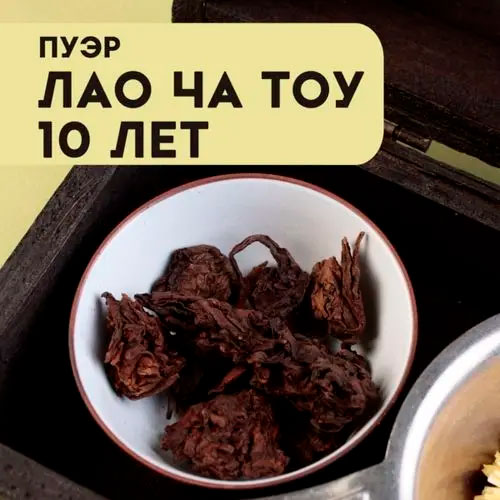 Лао Ча Тоу (Дикий в камнях пуэр) (10 лет)